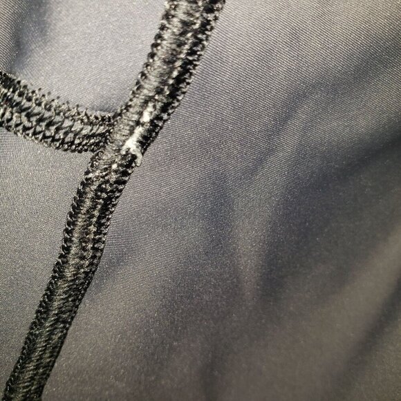 Lululemon Leggings Womens Size 2 Gray Charcoal Solid /‎ Floral Design Pre-Owned - Picture 5 of 12